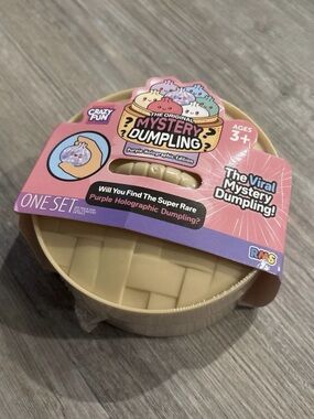 Crazy Fun Mystery Purple Ribbon Holographic Squishy Dumpling New Sealed